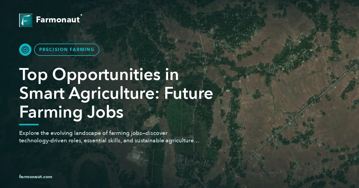 Top Opportunities In Smart Agriculture: Future Farming Jobs