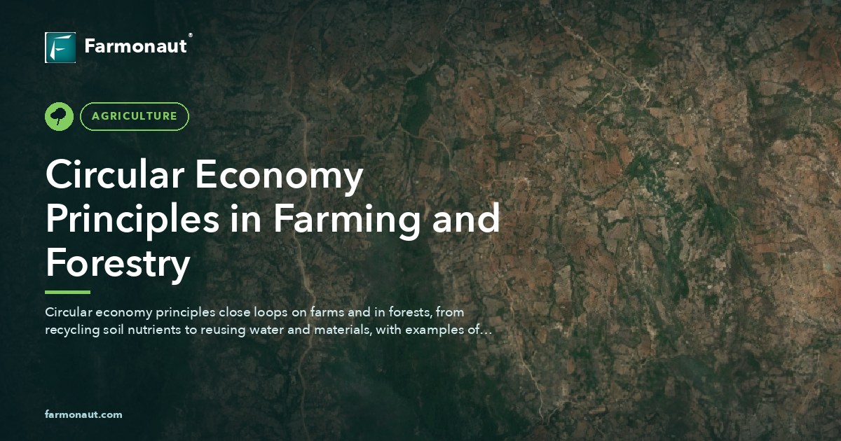 Circular Economy Principles In Farming And Forestry