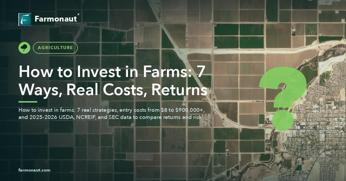How To Invest In Farms: 7 Ways, Real Costs, Returns