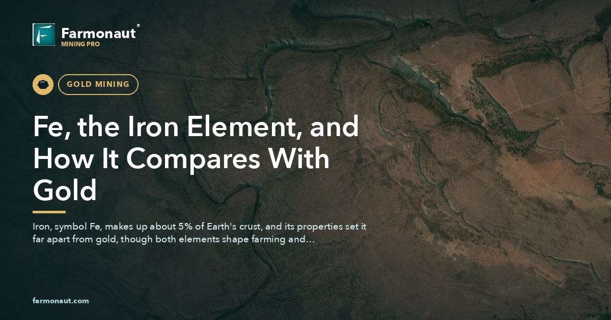 Fe, The Iron Element, And How It Compares With Gold