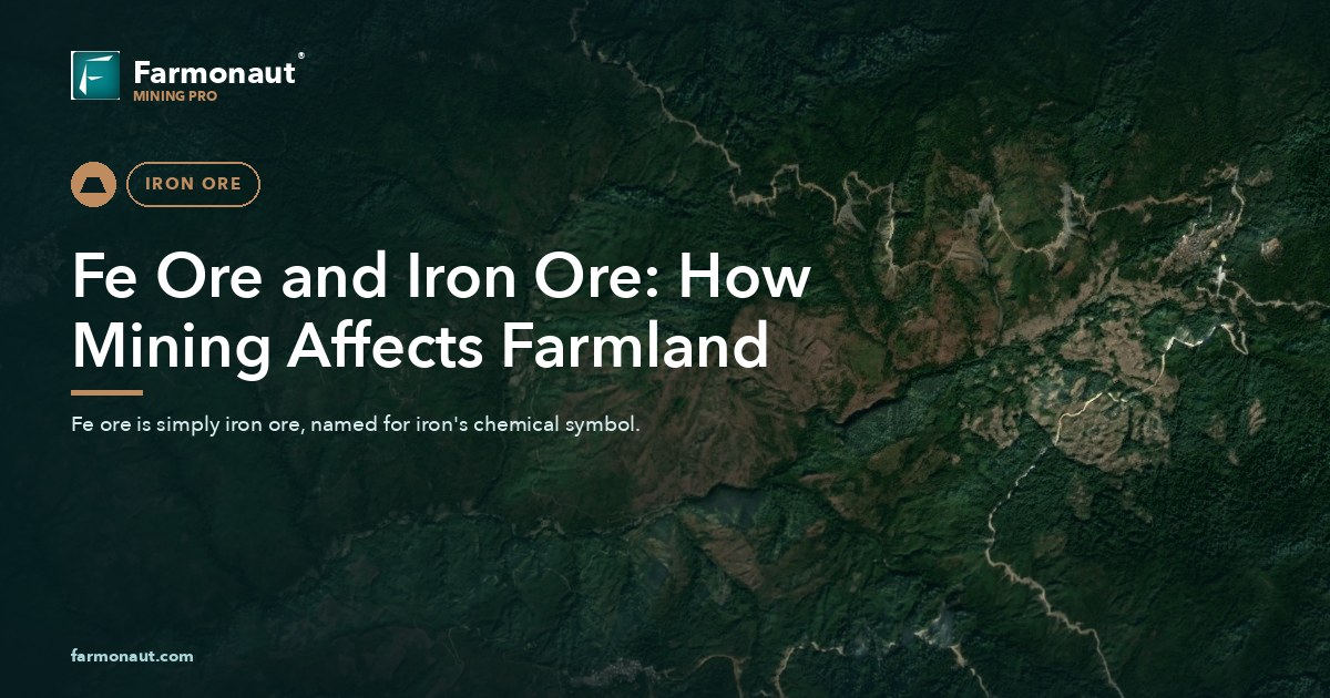 Fe Ore And Iron Ore: How Mining Affects Farmland