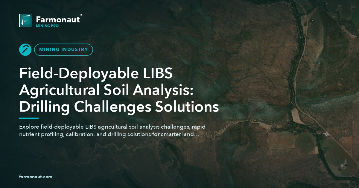 Field-Deployable Libs Agricultural Soil Analysis: Drilling Challenges Solutions 89 Field-Deployable Libs Agricultural Soil Analysis: Drilling Challenges Solutions