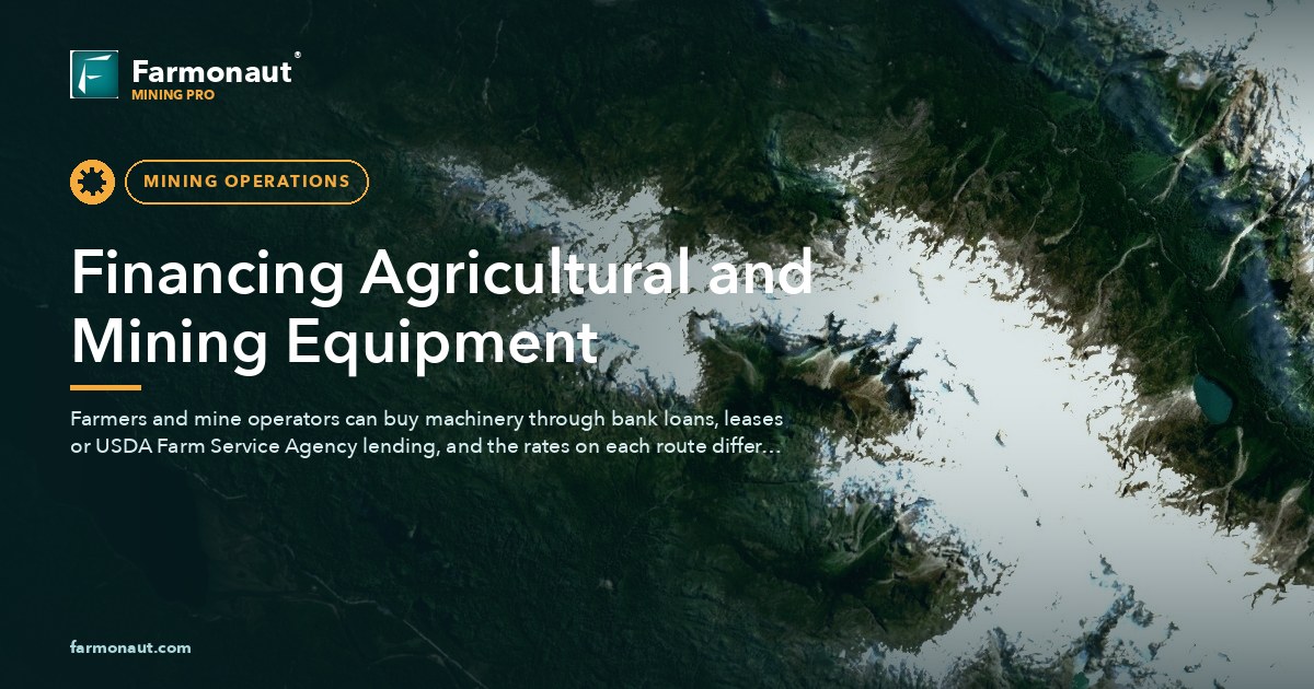 Financing Agricultural And Mining Equipment