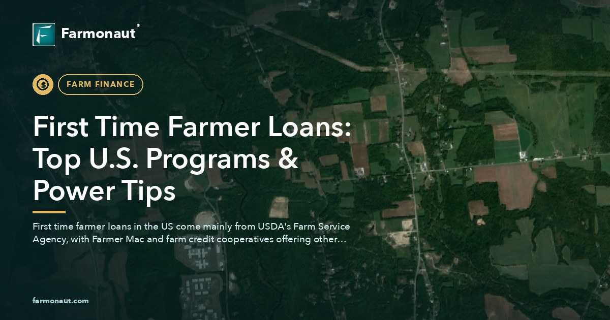 First Time Farmer Loans: Top U.s. Programs &Amp; Power Tips