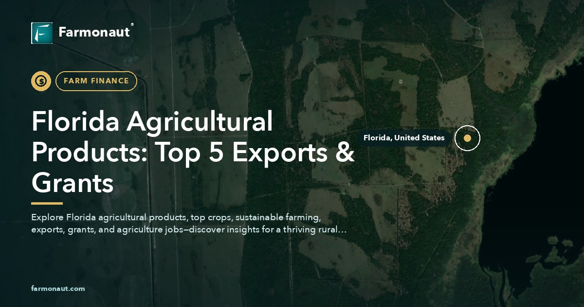 Florida Agricultural Products: Top 5 Exports &Amp; Grants