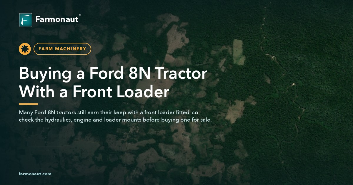 Buying A Ford 8N Tractor With A Front Loader