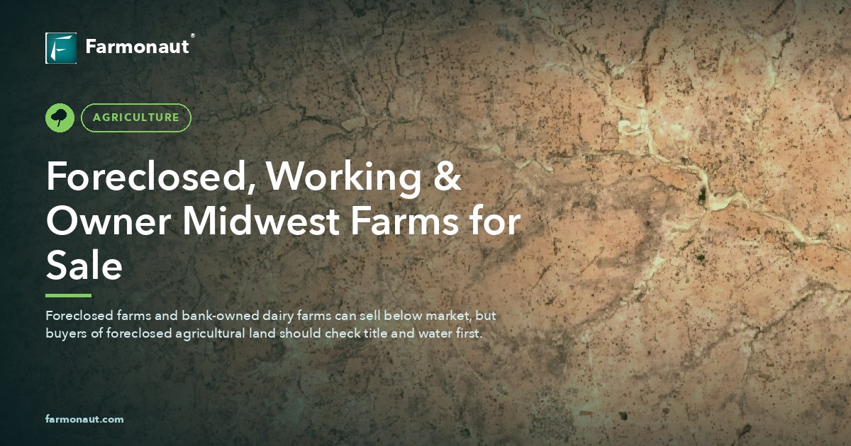 Foreclosed, Working &Amp; Owner Midwest Farms For Sale