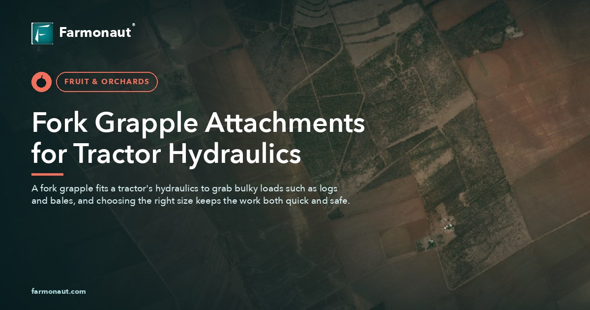 Fork Grapple Attachments For Tractor Hydraulics