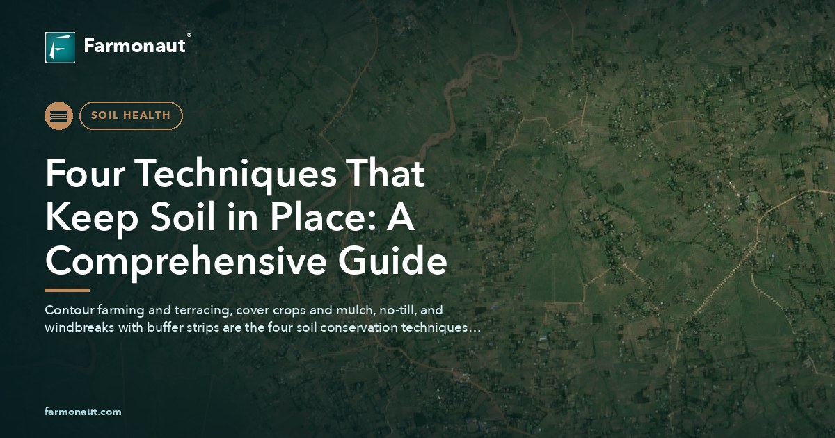 Four Techniques That Keep Soil In Place: A Comprehensive Guide