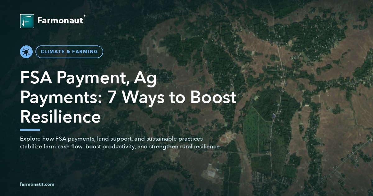 Fsa Payment, Ag Payments: 7 Ways To Boost Resilience