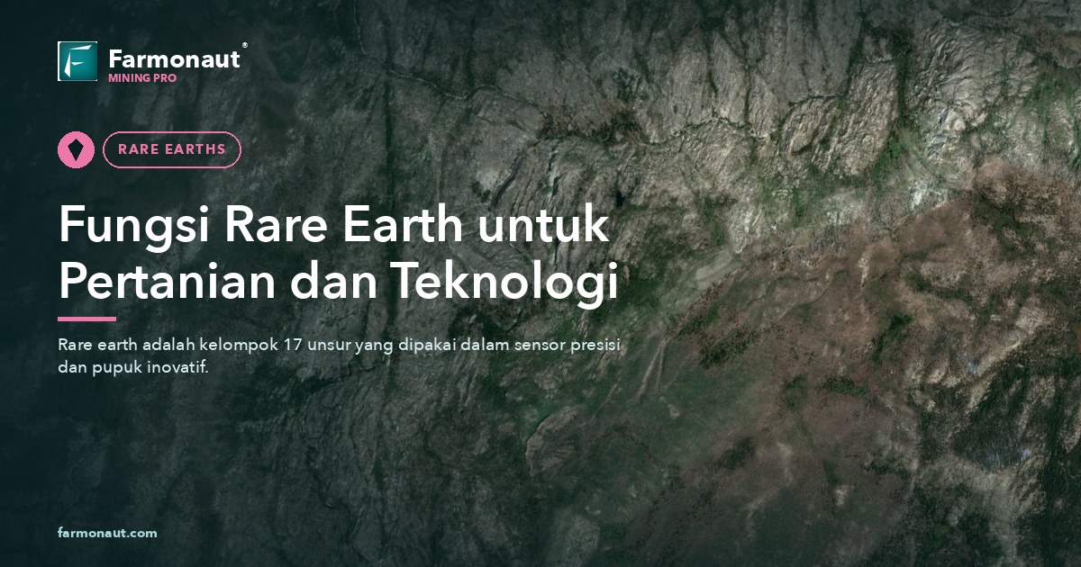 Fungsi Rare Earth Untuk Pertanian Dan Teknologi