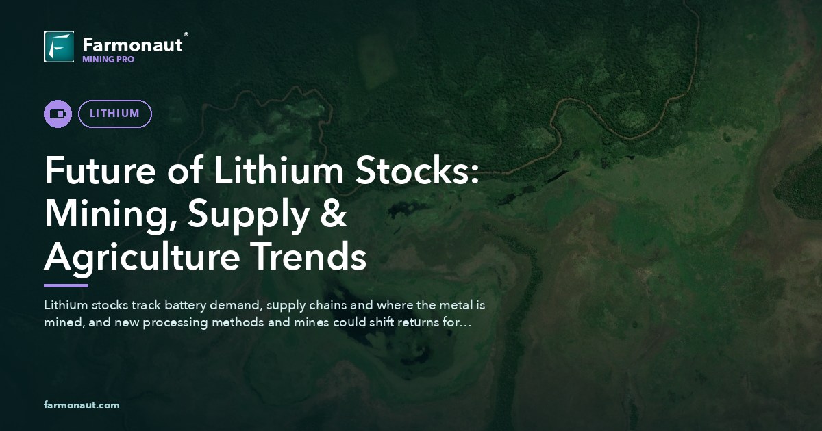 Future Of Lithium Stocks: Mining, Supply &Amp; Agriculture Trends