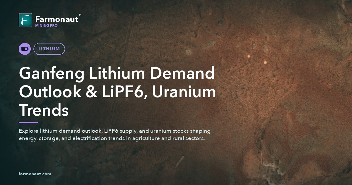 Ganfeng Lithium Demand Outlook &Amp; Lipf6, Uranium Trends