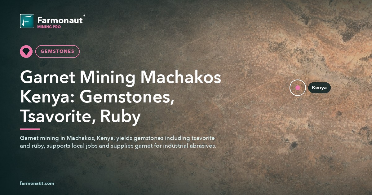Garnet Mining Machakos Kenya: Gemstones, Tsavorite, Ruby