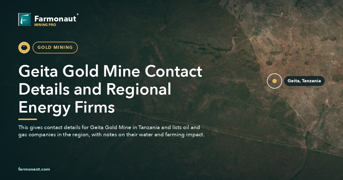 Geita Gold Mine Contact Details And Regional Energy Firms