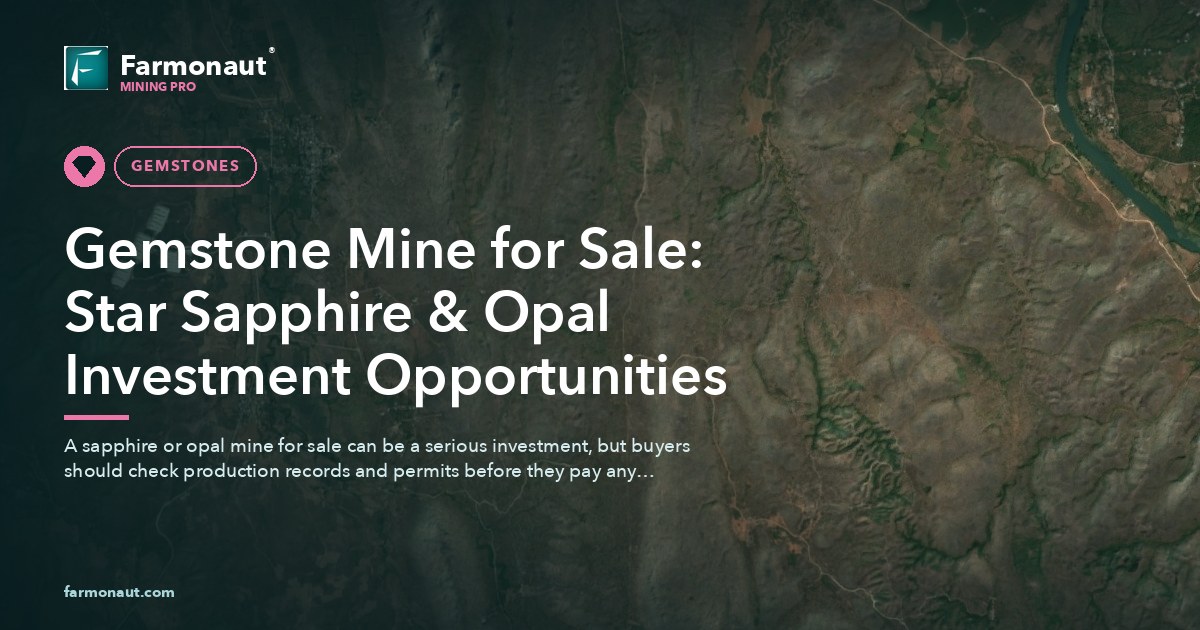 Gemstone Mine For Sale: Star Sapphire &Amp; Opal Investment Opportunities