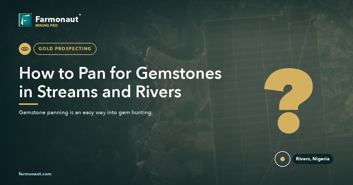 How To Pan For Gemstones In Streams And Rivers