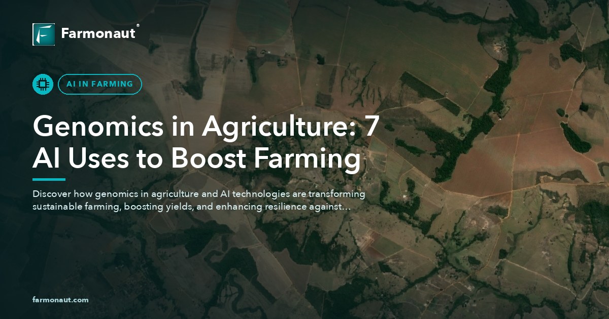 Genomics In Agriculture: 7 Ai Uses To Boost Farming