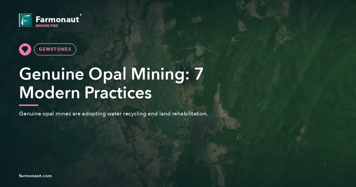 Genuine Opal Mining: 7 Modern Practices
