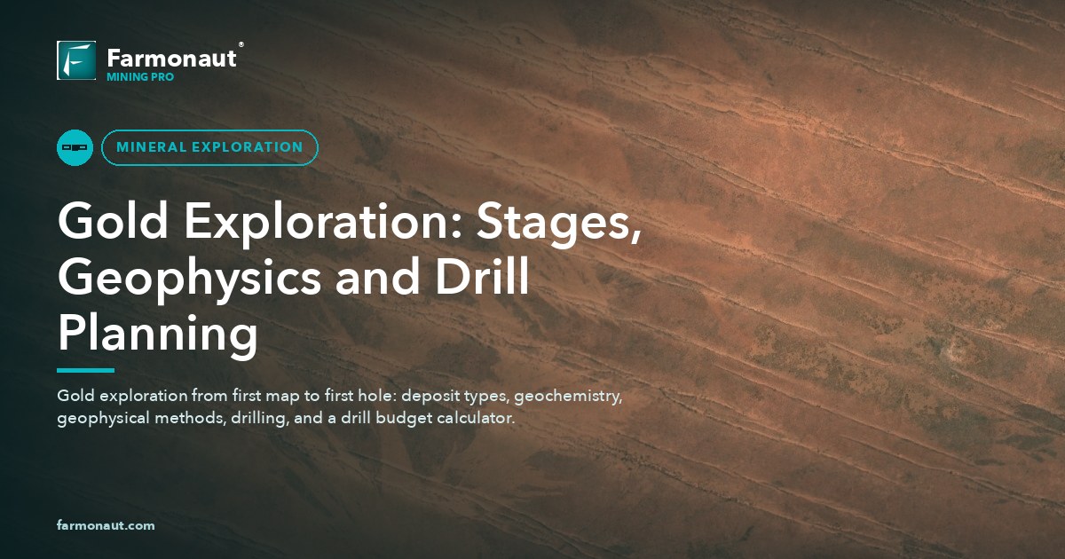 Gold Exploration: Stages, Geophysics And Drill Planning