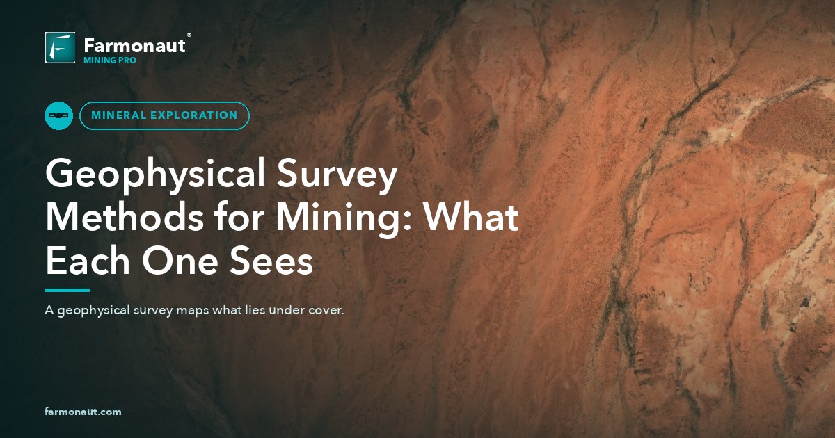 Geophysical Survey Methods For Mining: What Each One Sees