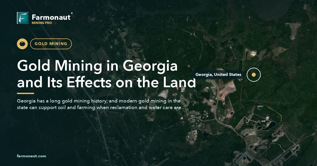 Gold Mining In Georgia And Its Effects On The Land