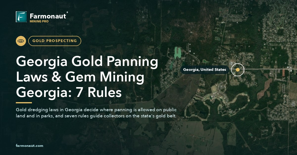 Georgia Gold Panning Laws &Amp; Gem Mining Georgia: 7 Rules
