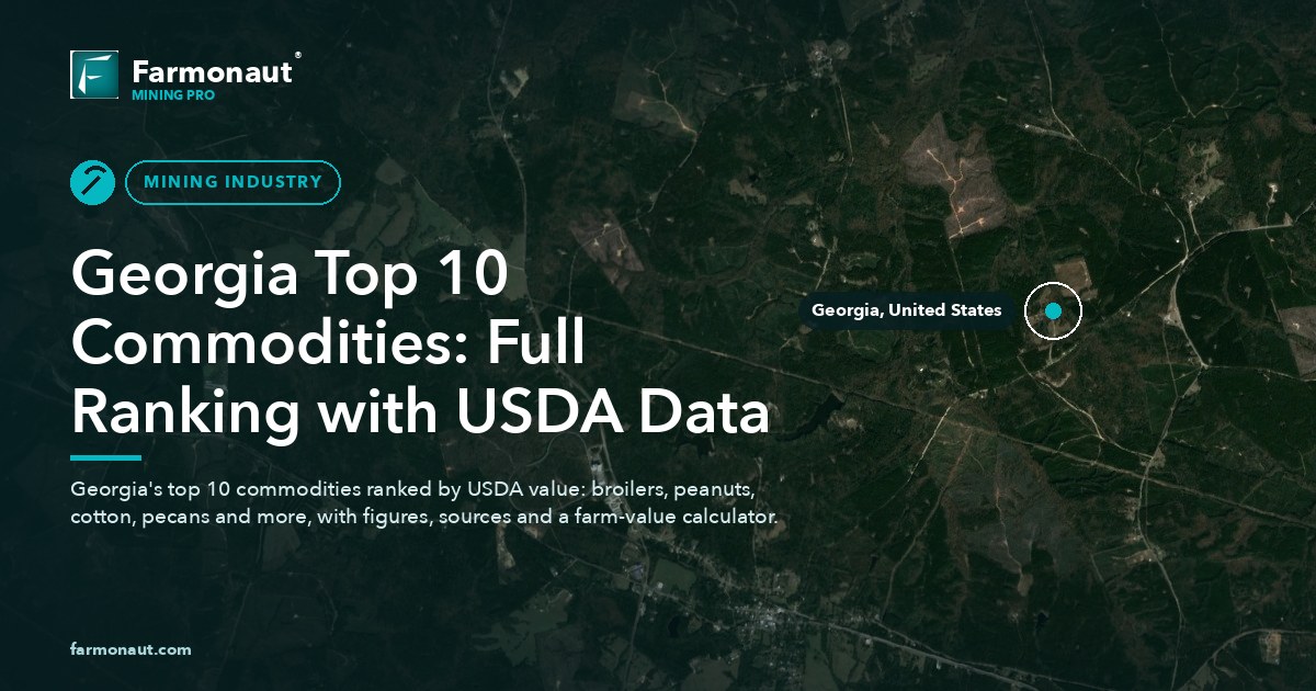 Georgia Top 10 Commodities: Full Ranking With Usda Data