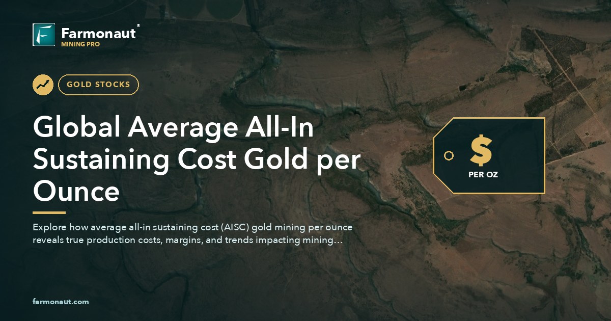 Global Average All-In Sustaining Cost Gold Per Ounce