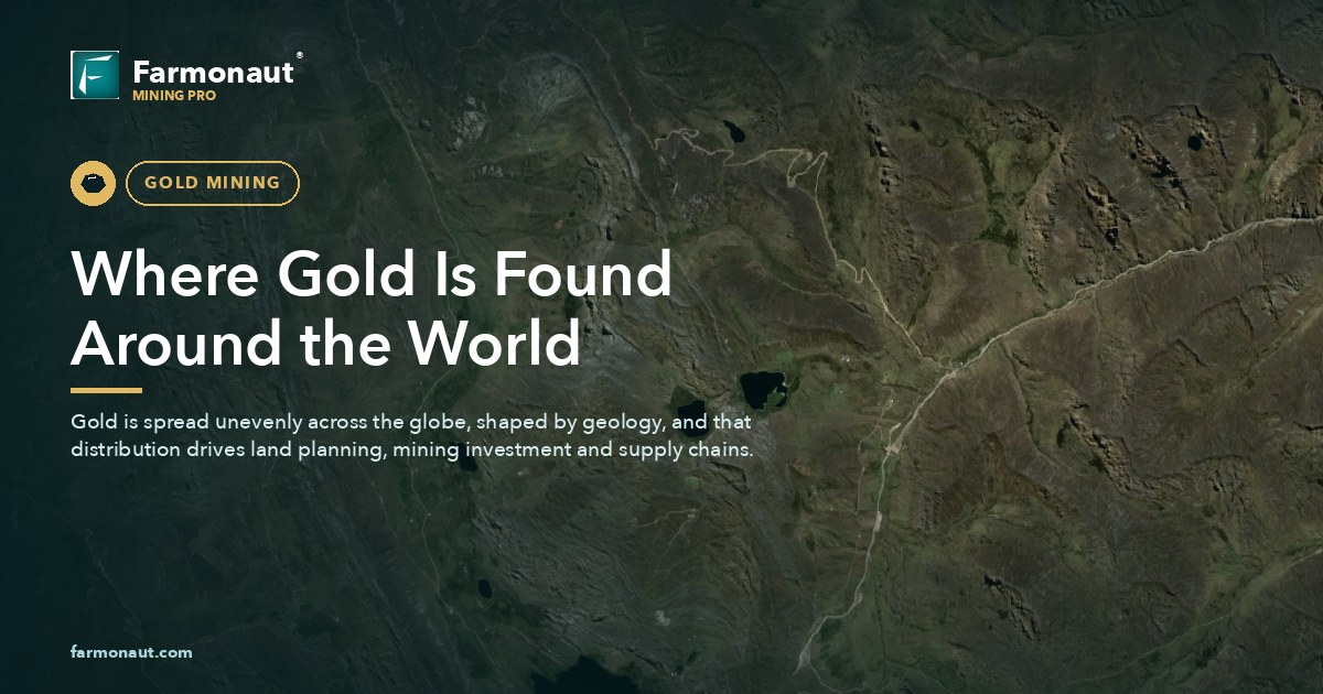 Where Gold Is Found Around The World