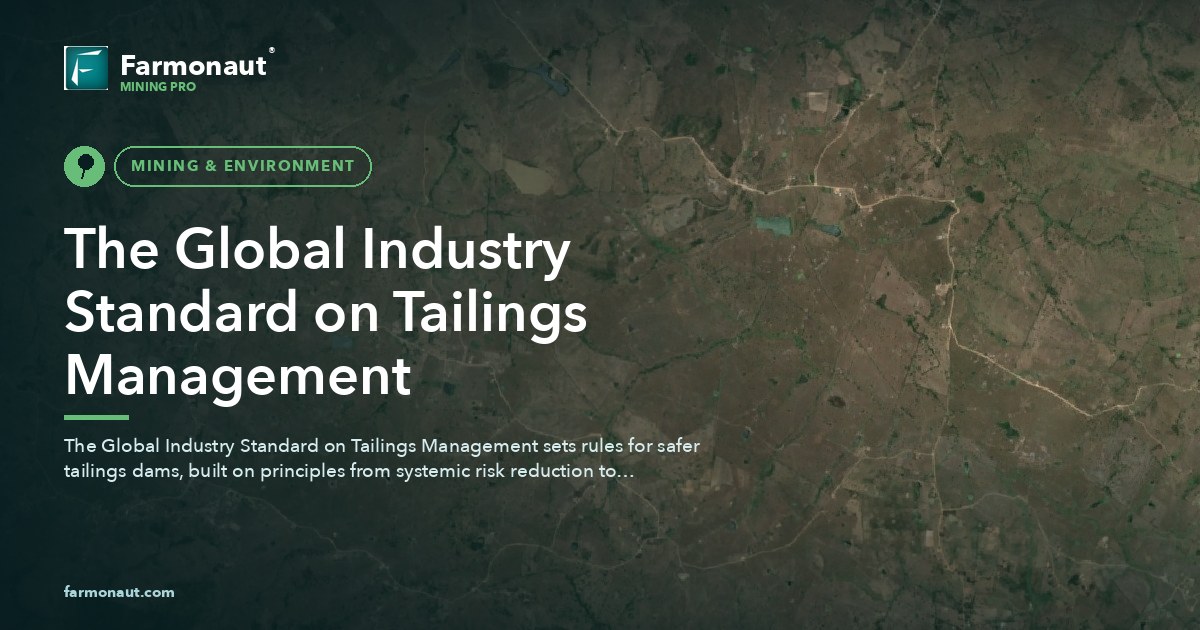 The Global Industry Standard On Tailings Management