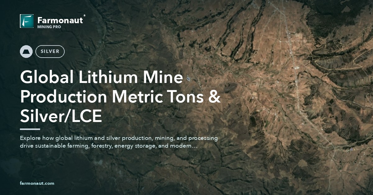 Global Lithium Mine Production Metric Tons &Amp; Silver/Lce