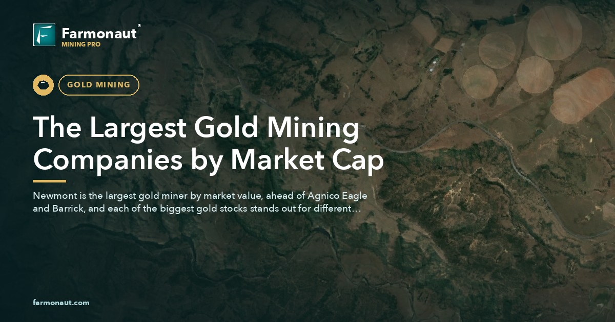 The Largest Gold Mining Companies By Market Cap