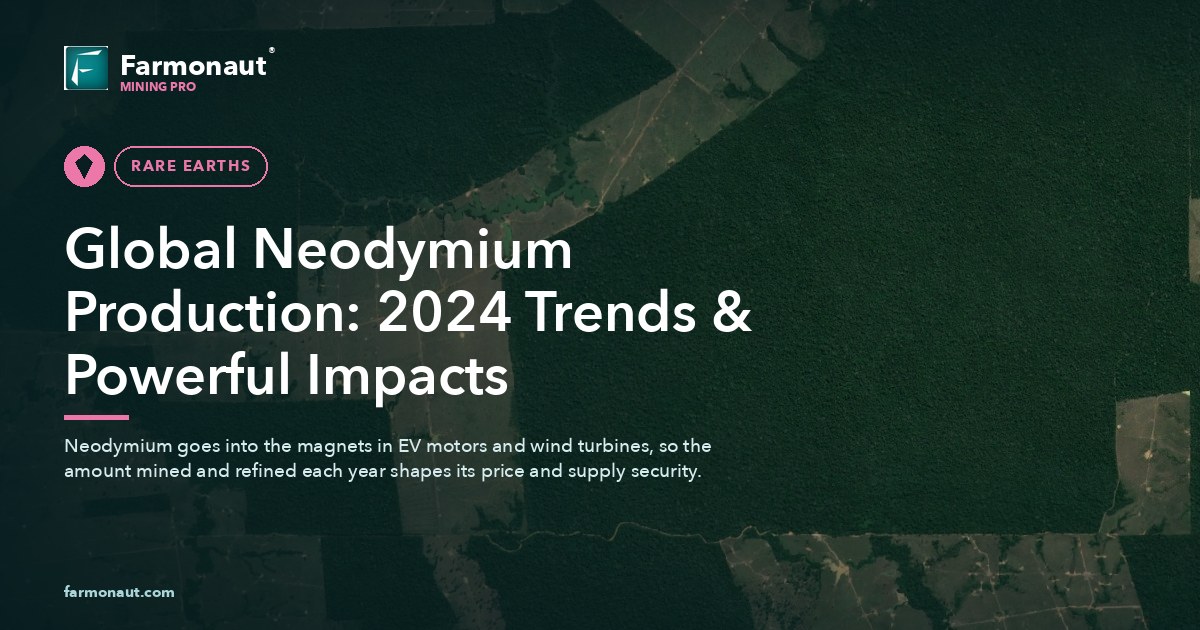 Global Neodymium Production: 2024 Trends &Amp; Powerful Impacts