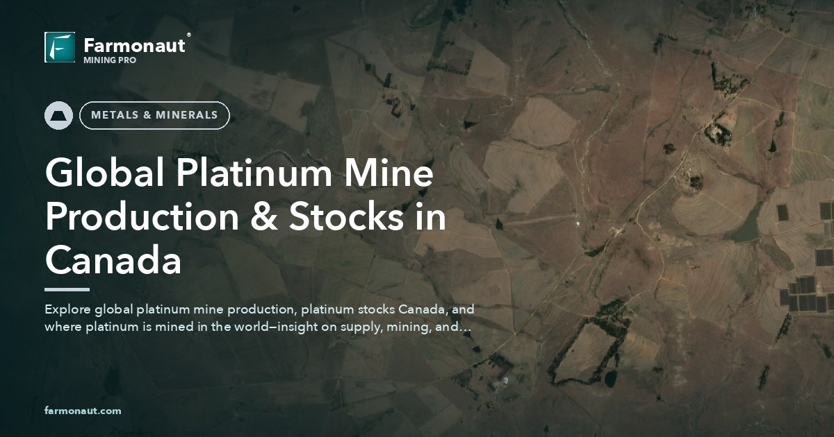 Global Platinum Mine Production &Amp; Stocks In Canada