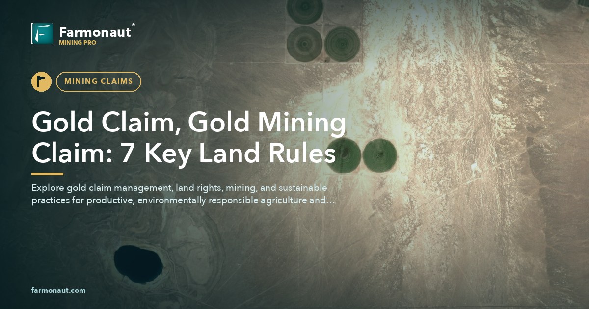 Gold Claim, Gold Mining Claim: 7 Key Land Rules