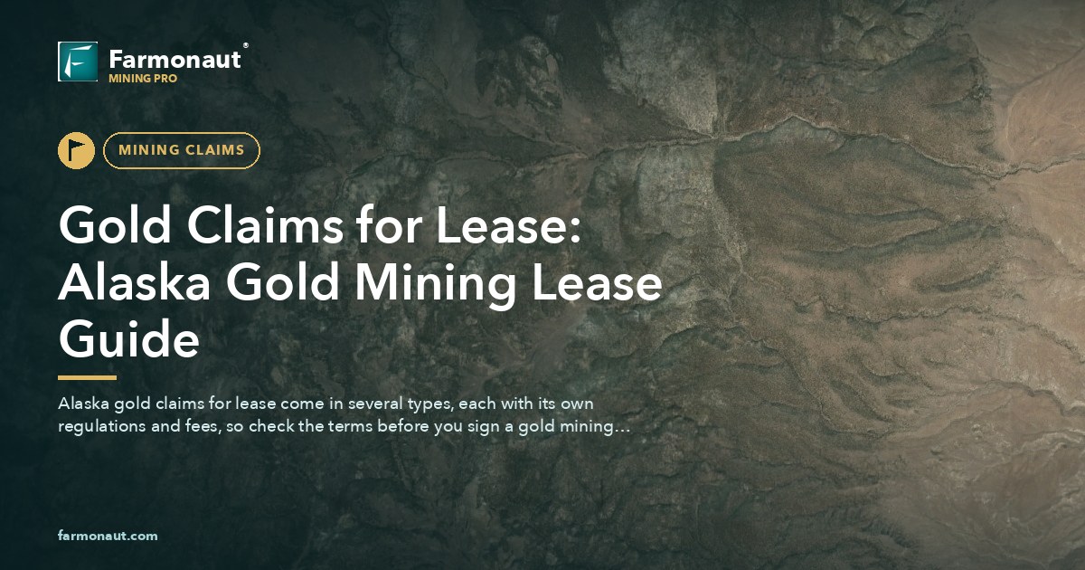 Gold Claims For Lease: Alaska Gold Mining Lease Guide