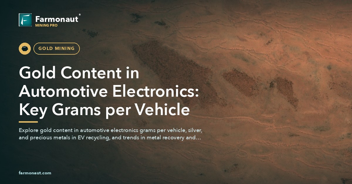 Gold Content In Automotive Electronics: Key Grams Per Vehicle