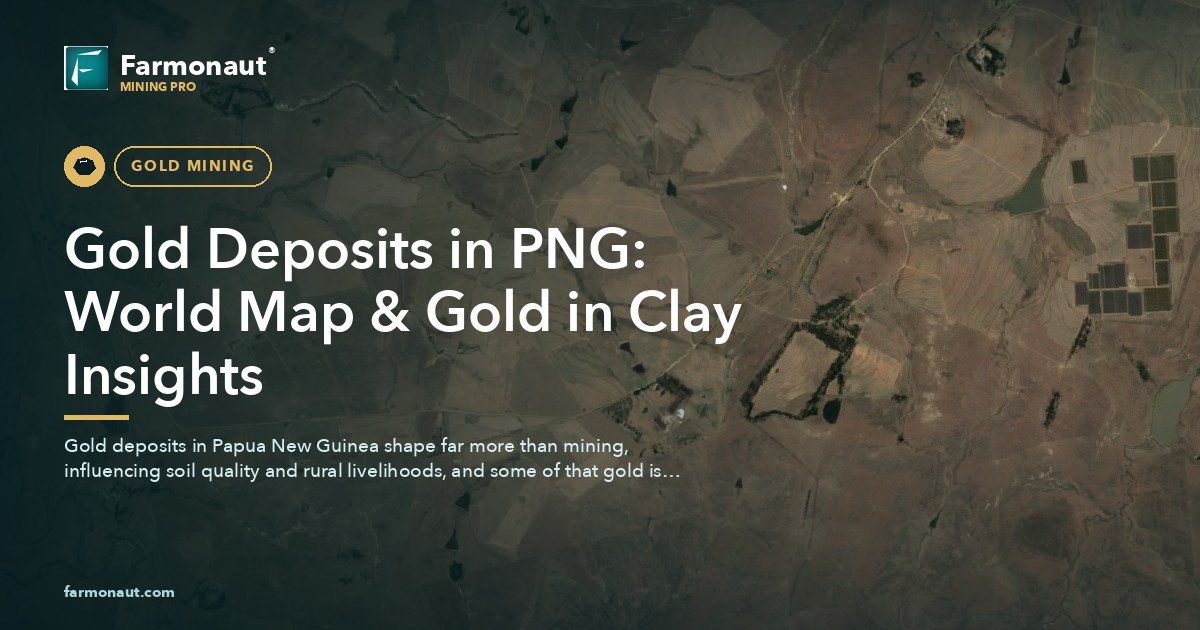 Gold Deposits In Png: World Map &Amp; Gold In Clay Insights