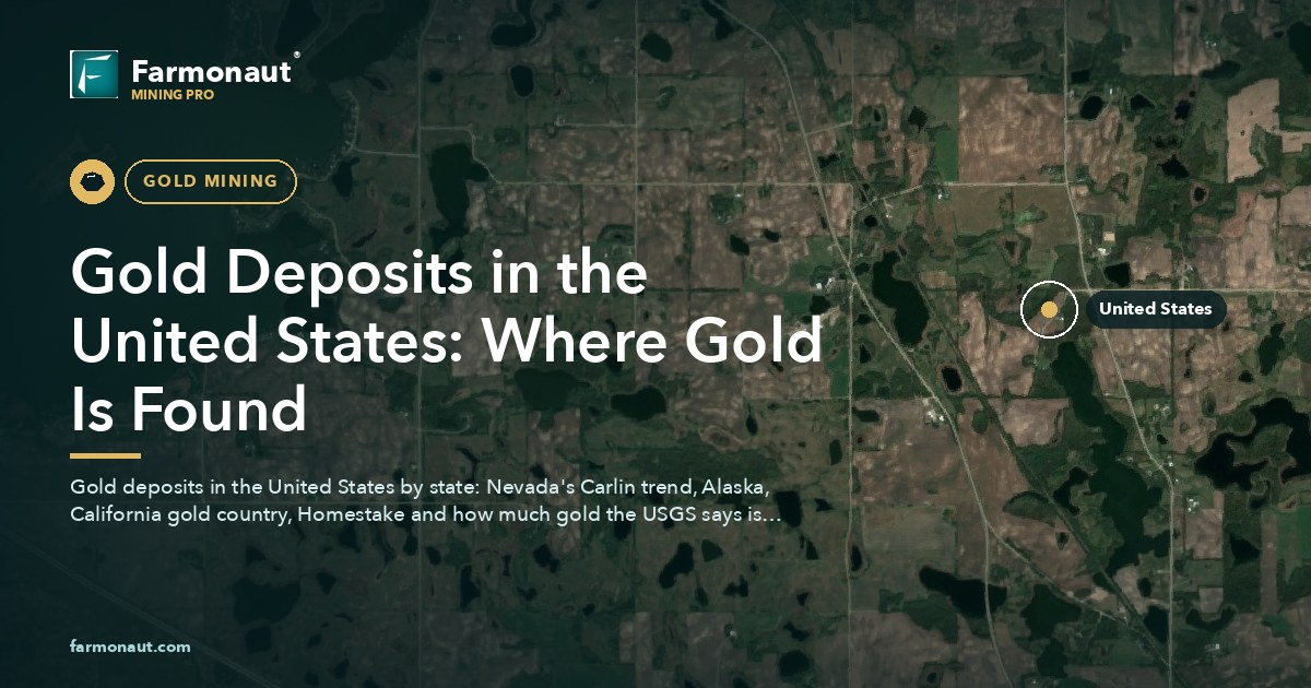 Gold Deposits In The United States: Where Gold Is Found