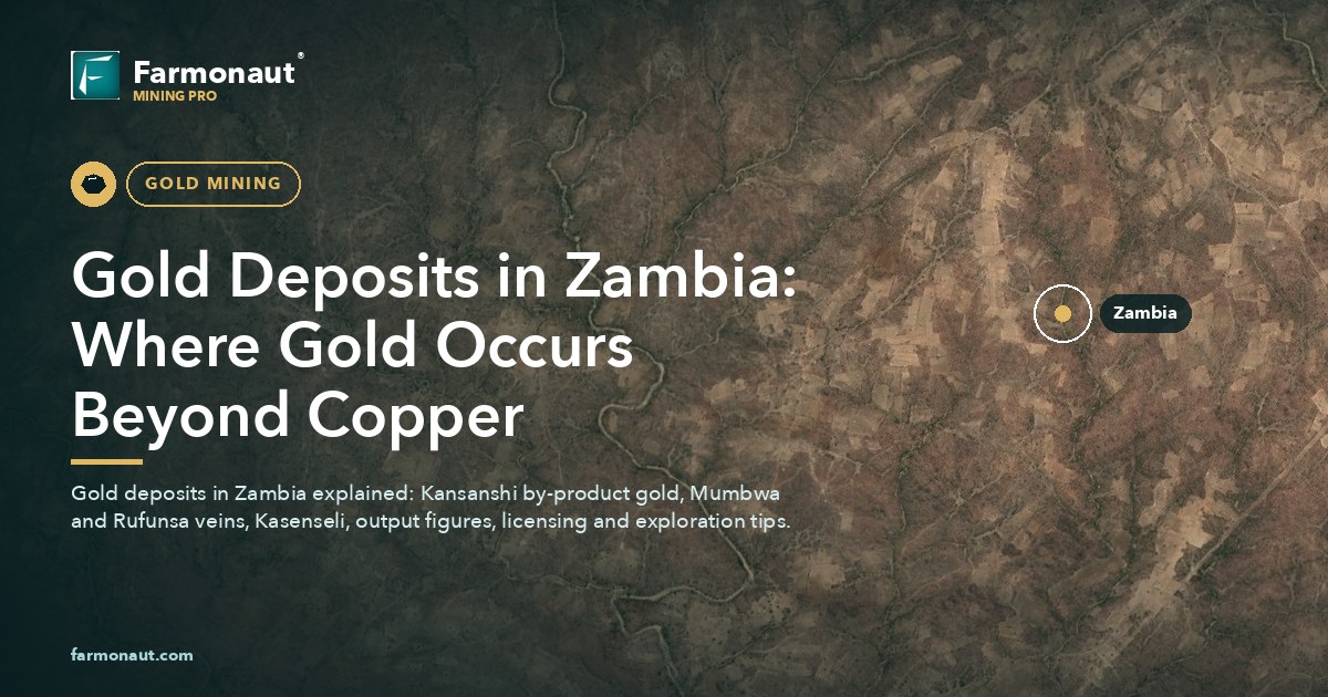 Gold Deposits In Zambia: Where Gold Occurs Beyond Copper