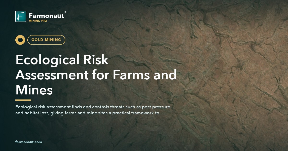 Ecological Risk Assessment For Farms And Mines