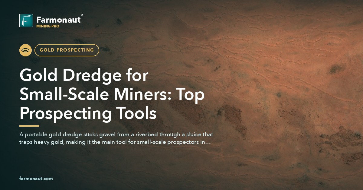 Gold Dredge For Small-Scale Miners: Top Prospecting Tools