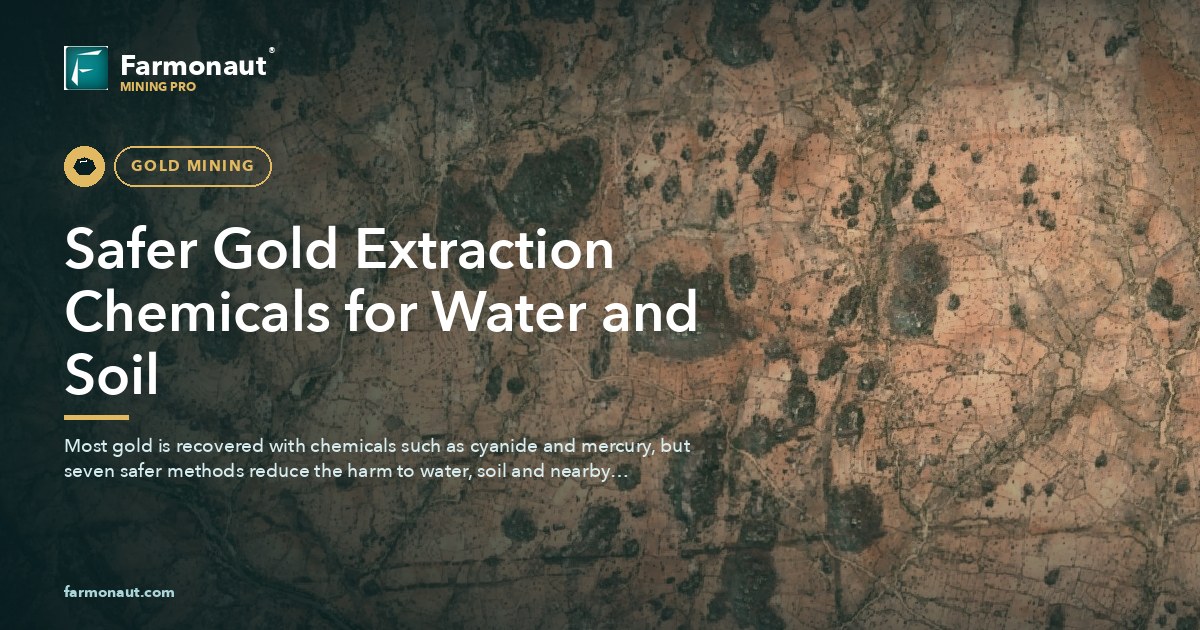 Safer Gold Extraction Chemicals For Water And Soil