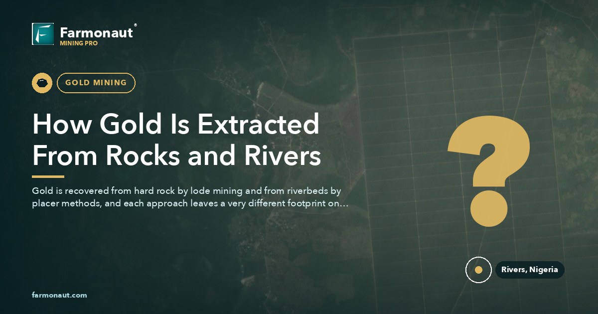 How Gold Is Extracted From Rocks And Rivers