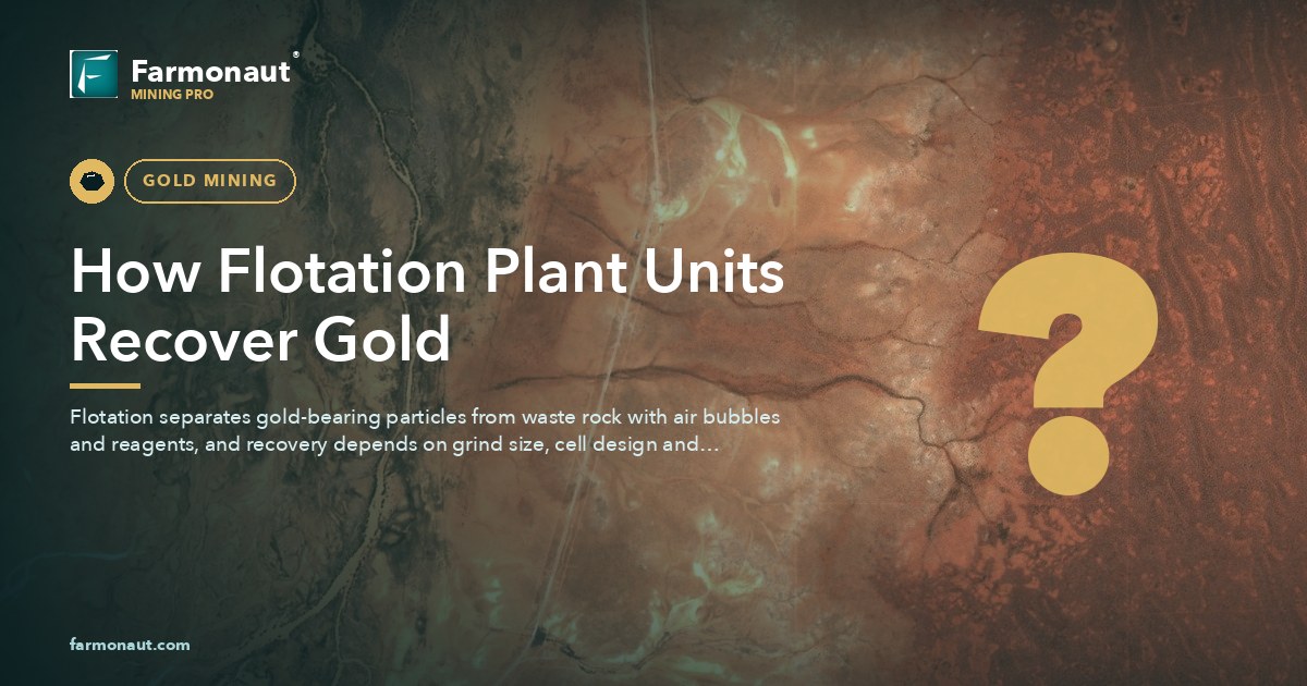 How Flotation Plant Units Recover Gold