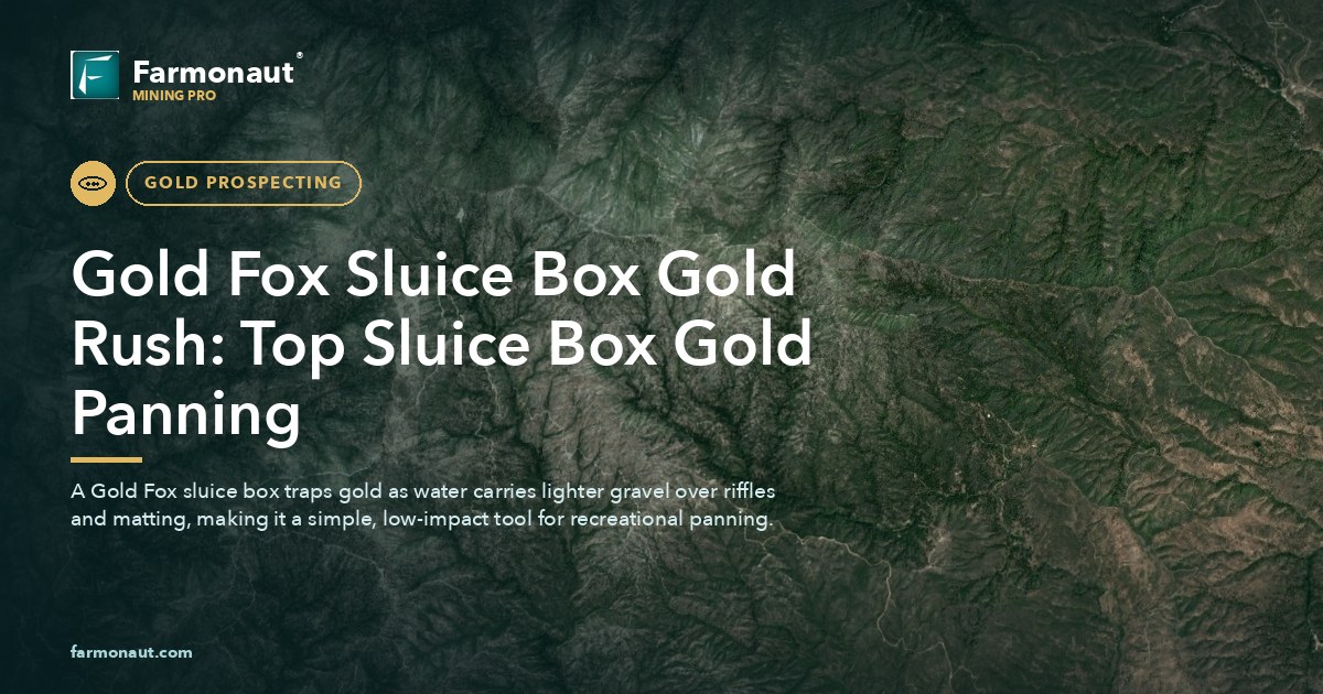 Gold Fox Sluice Box Gold Rush: Top Sluice Box Gold Panning