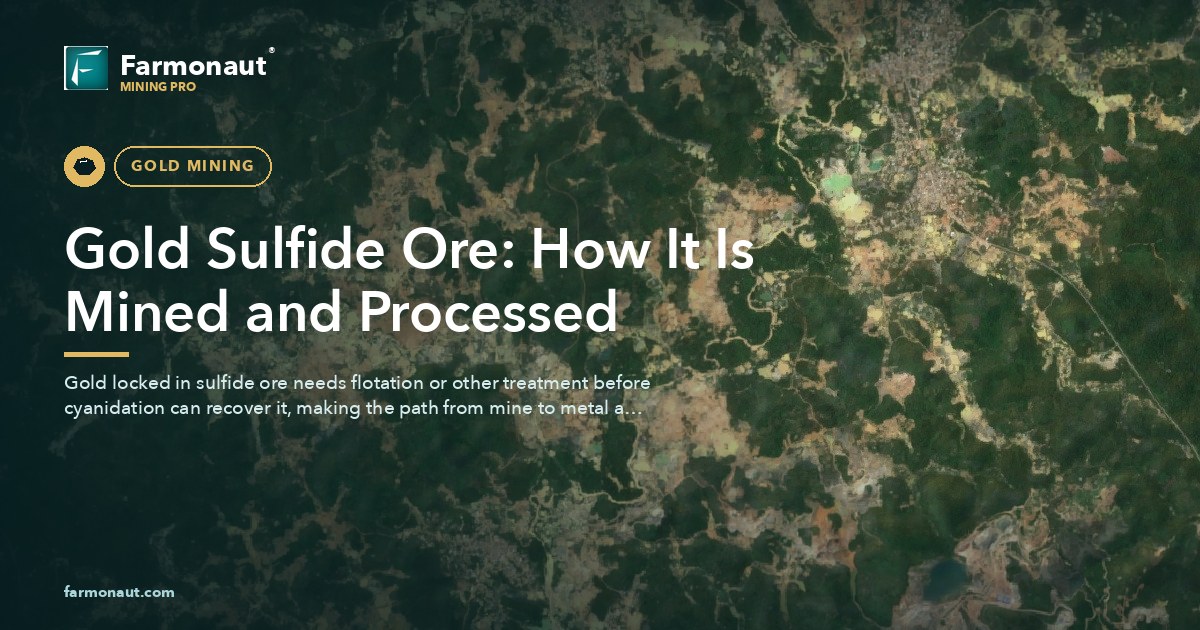 Gold Sulfide Ore: How It Is Mined And Processed