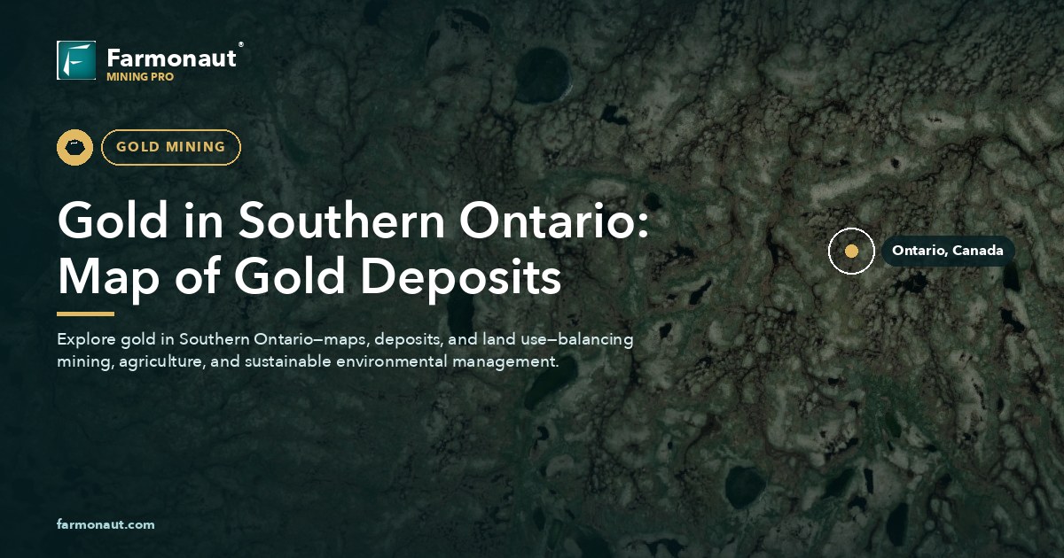 Gold In Southern Ontario: Map Of Gold Deposits 29 Gold In Southern Ontario: Map Of Gold Deposits