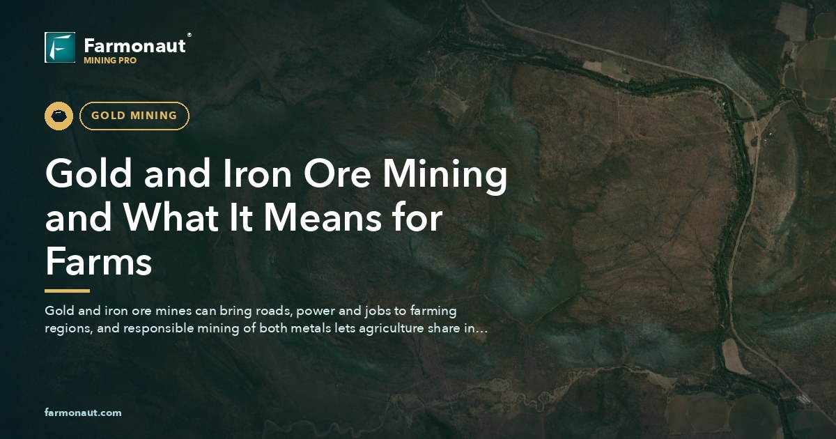 Gold And Iron Ore Mining And What It Means For Farms